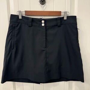 Nike Golf Tour Performance Dri-Fit Skort Black Size 10 Excellent Condition